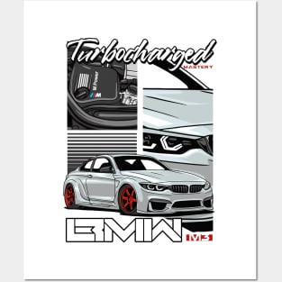 Turbocharged M3 F80 Posters and Art